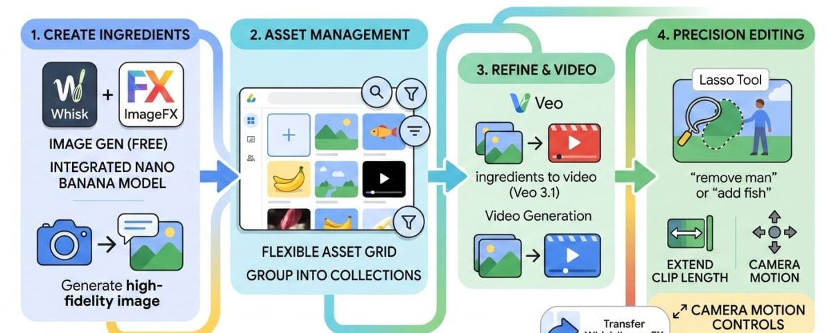 Google Flow is now with Nano Banana and More Features