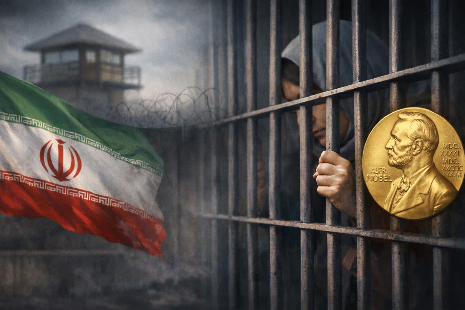 Iranian activist behind bars in prison