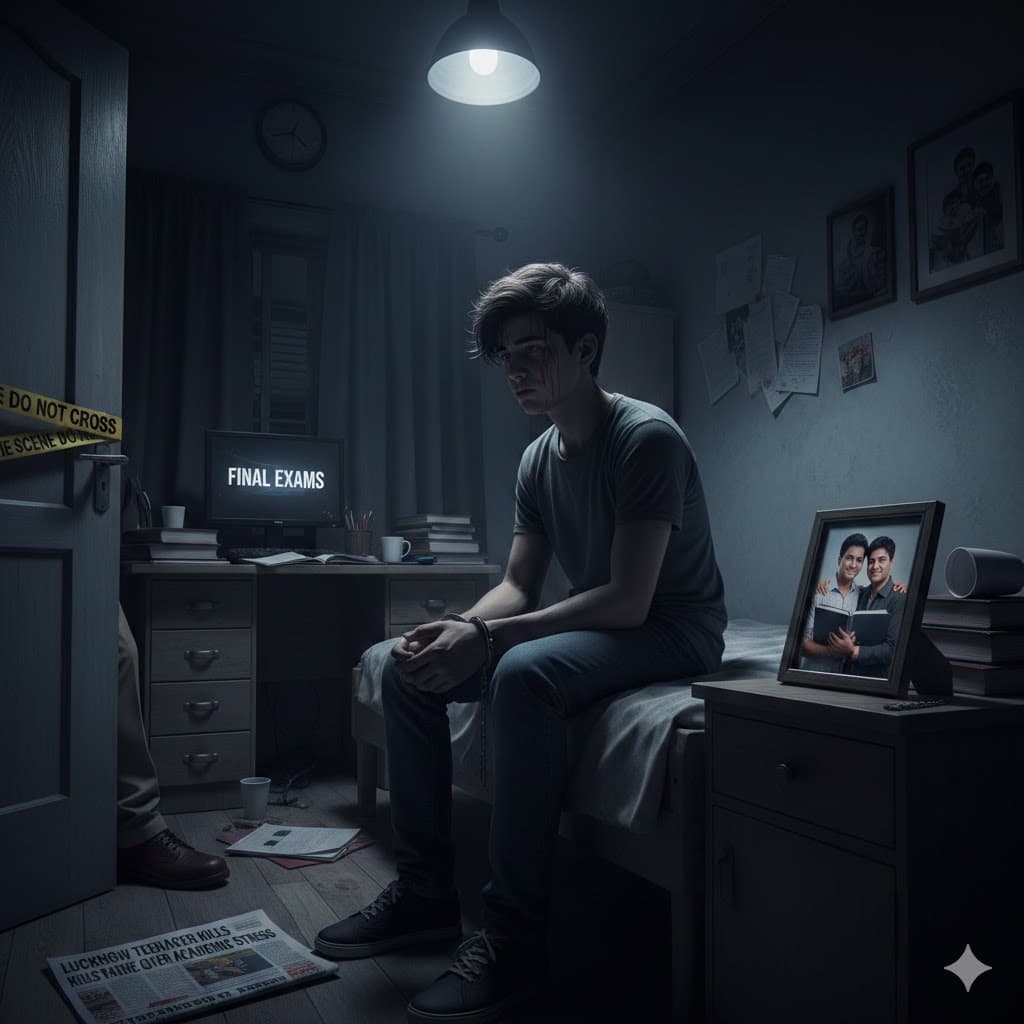 Lucknow Teenager Kills Father Over Academic Pressure