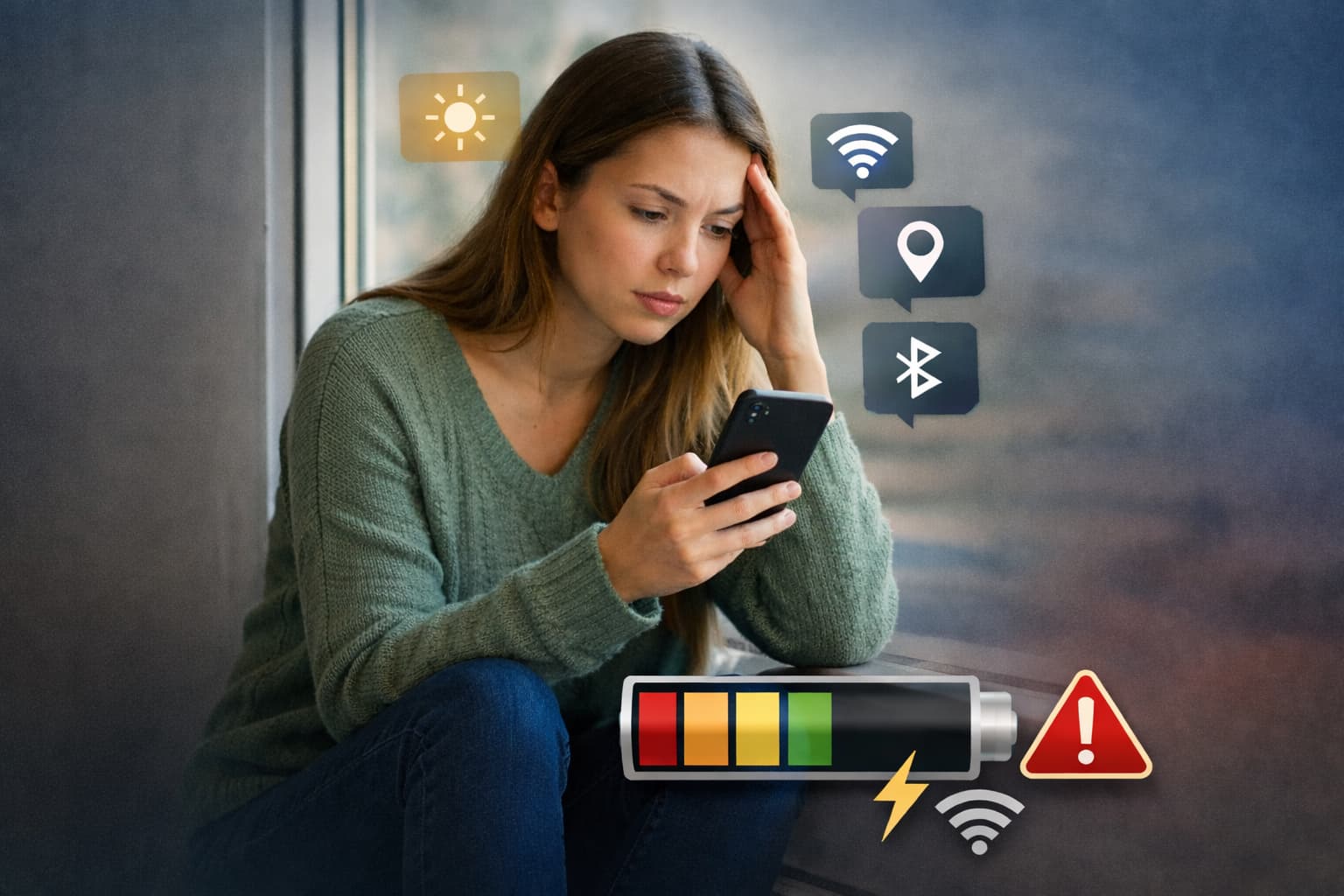 Smartphone troubles and low battery