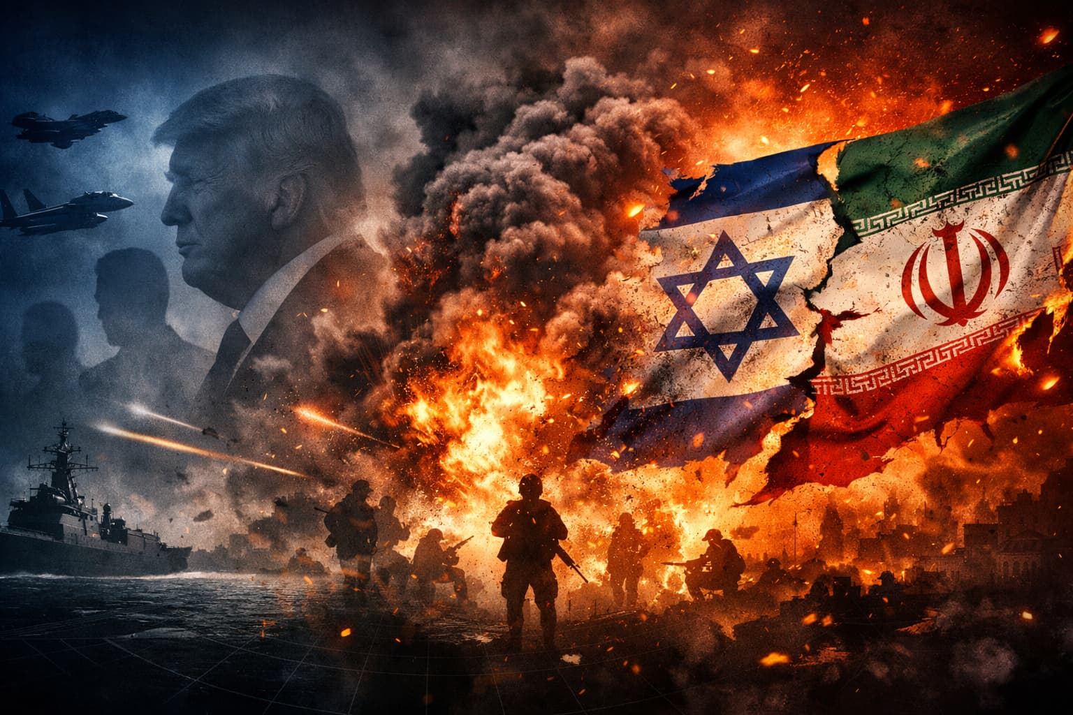 Geopolitical conflict and fiery tensions