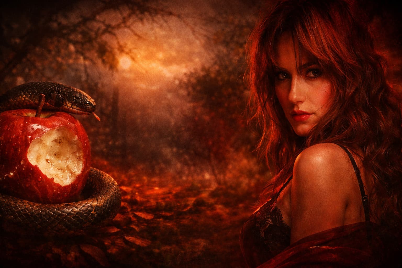 Temptation in the fiery forest