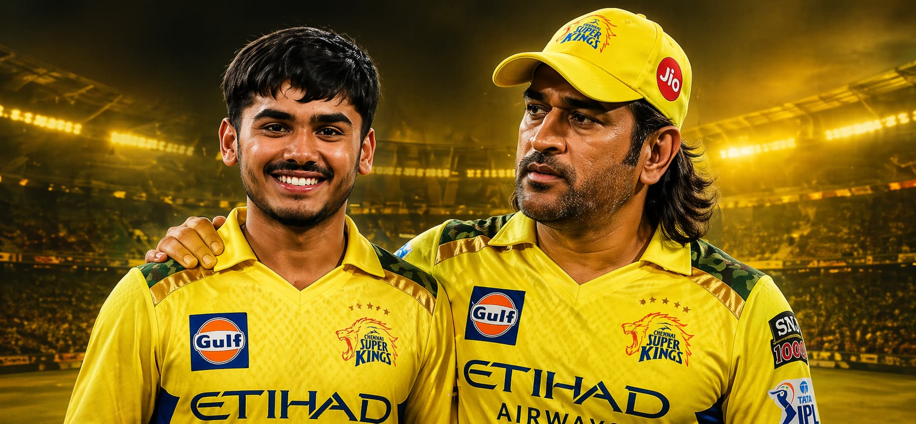 ayush and dhoni