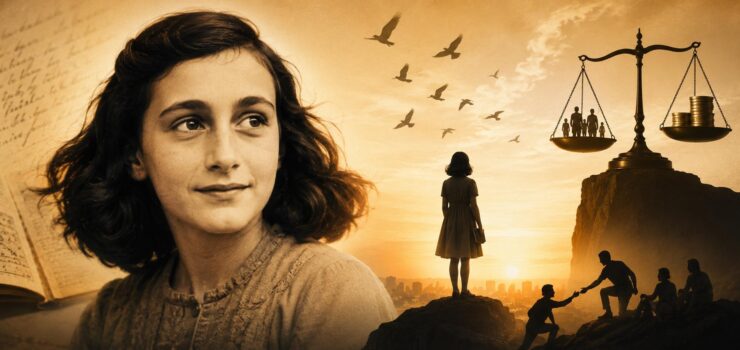 Quote of the Day by Anne Frank: True Meaning of Greatness Beyond Wealth and Power